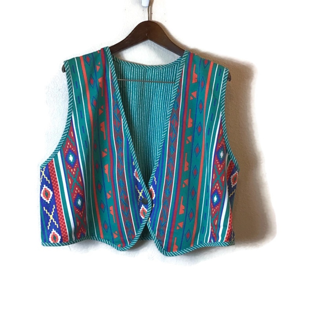 Reversible Vintage Retro Vest